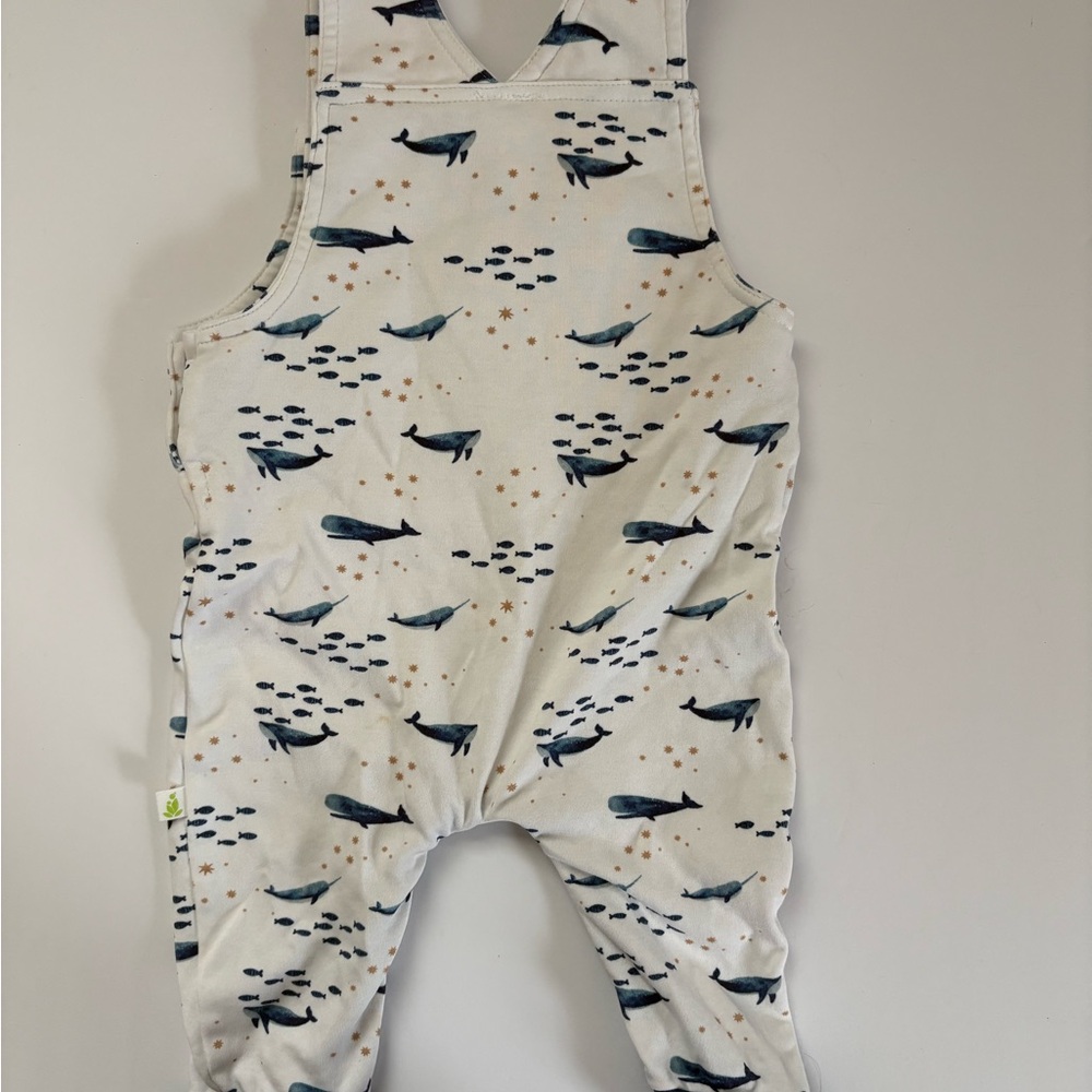 Ima Baby Wear All-Over Whale & Narwhals Print Romper 6-9M - Picture 5 of 6